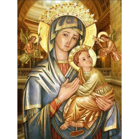 Kit de peinture par numero - Vierge à l'Enfant Splendeur Sacrée