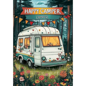 Kit de peinture par numero - Happy Camper