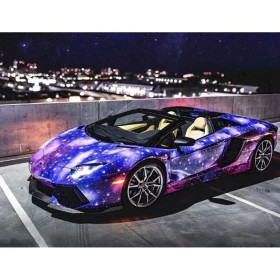 Kit de peinture par numero - Voiture de Sport Galaxie