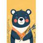 Kit de peinture par numero - Ours Archer Tribal