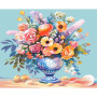 Kit de peinture par numero - Florilège Enchanteur Tableau Fleurs Multicolore