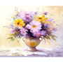 Kit de peinture par numero - Bouquet Douceur Pastel