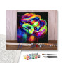 Contenu du kit - Shih Tzu Pop Art aux Couleurs Néon