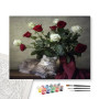 Contenu du kit - Chat Rêveur et son Grand Bouquet de Roses Rouges