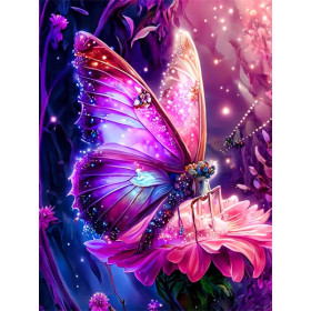 Kit de peinture par numero - Papillon Féérique