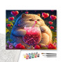 Contenu du kit - Chat Amoureux et son Cocktail de Fruits Magique
