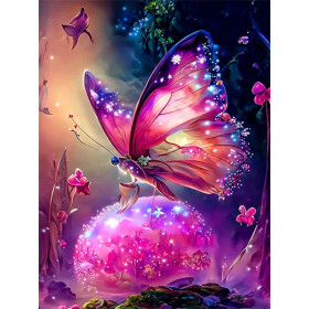 Kit de peinture par numero - Papillon Magique
