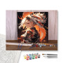 Contenu du kit - La Gardienne et son Dragon de Feu Orange : Style Anime