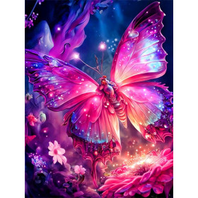 Kit de peinture par numero - Papillon des Souhaits