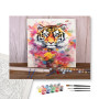 Contenu du kit - Tigre aux Éclats de Fleurs et Papillons