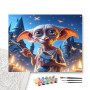 Contenu du kit - Dobby : L'Elfe Libre devant le Château de Poudlard