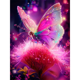 Kit de peinture par numero - Papillon Céleste
