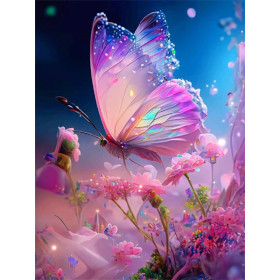 Kit de peinture par numero - Papillon Enchanteur