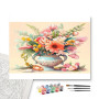 Contenu du kit - Douceur Florale Tableau Bouquet Vintage
