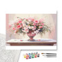Contenu du kit - Bouquet Romanesque Rose dans son Vase Élégant