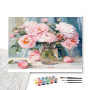 Contenu du kit - Pivoines Roses : Douceur Florale dans un Bocal