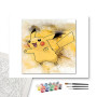 Pikachu Aquarelle : L'Éclat Électrique - peinture par numero