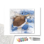 Tortank Aquarelle : La Force des Océans - peinture par numero