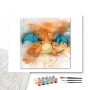 Dracaufeu Aquarelle : L'Esprit du Dragon de Feu - peinture par numero
