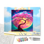 Arbre de Vie Enchanté et Lune Cosmique - peinture par numero
