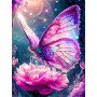 Kit de peinture par numero - Papillon Améthyste