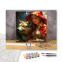 Le Chaperon Rouge & le Loup Mystique - peinture par numero