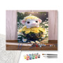 Contenu du kit - Axolotl Printanier Créature Fantastique Couronne Fleurs
