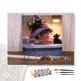 Contenu du kit - Jeune Fille Chats Noirs Bain Moussant Ambiance Cosy