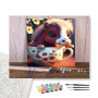 Cheval Peluche Mug Marguerites Fleurs - peinture par numero