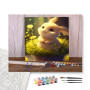 Contenu du kit - Lapin printemps dans champ pissenlits