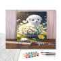 Contenu du kit - Chiot fleurs jardin printemps mignon