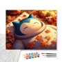 Ronflex en Pull : Douceur d'Automne - peinture par numero
