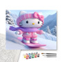 Hello Kitty Winter - peinture par numero