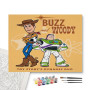 Contenu du kit - Buzz et Woody Le Duo Dynamique Rétro