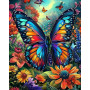 Kit de peinture par numero - Papillon Kaléidoscope