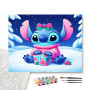 Contenu du kit - Stitch Cadeau de Noël