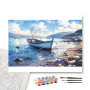 Contenu du kit - Barque Bleue & Montagnes