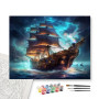 Le Galion Fantastique des Mers de Brume - peinture par numero