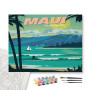 Contenu du kit - Affiche Vintage Maui Hawaii