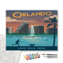Contenu du kit - Orlando : Lake Eola Park (Affiche Vintage)