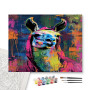 Lama Graffiti Néon - peinture par numero