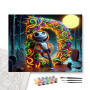 Halloween  Jack et l'Arche Psychédélique aux Formes Organiques - peinture par numero