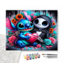Contenu du kit - Jack et Stitch Cœur Pop Art