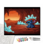 Contenu du kit - Stitch : La Grotte aux Cristaux