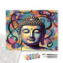 Contenu du kit - Bouddha Sérénité Pop Art