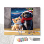 Contenu du kit - Noël Câlin entre Chaton et Chiot