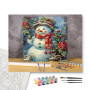 Contenu du kit - Bonhomme de Neige et ses Roses d'Hiver