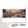 Contenu du kit - Village de Montagne Crépuscule Serein