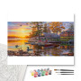 Contenu du kit - Bord de Lac Coucher de Soleil Doré