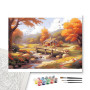 Contenu du kit - Chaumière d'Automne Le Pont de Bois